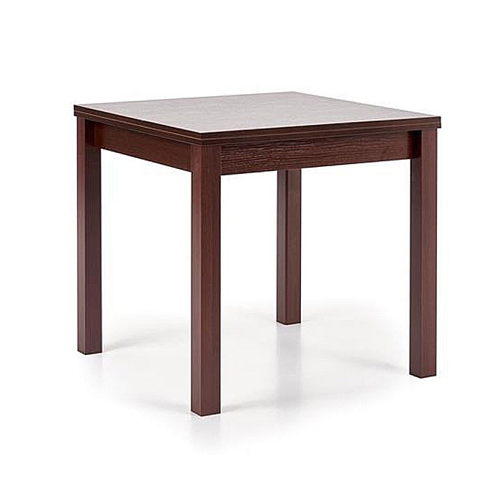 Masa living extensibila HM Gracjan, PAL Laminat, cant ABS, 80-160x80x76 cm, 6 persoane, nuc [1]