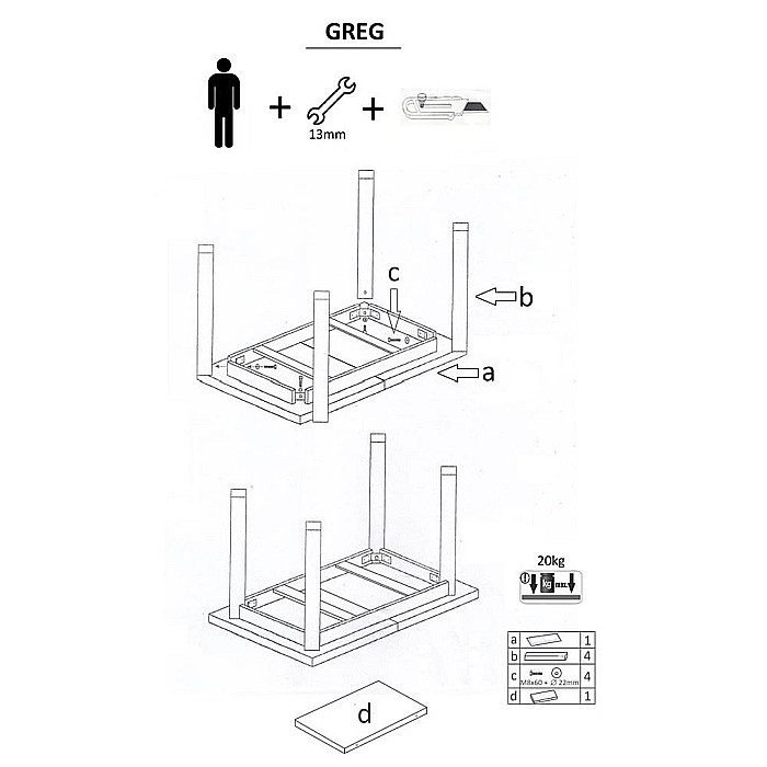 Masa living extensibila HM Greg, PAL Laminat, 124-168x74x75 cm, 6 persoane, stejar wotan/negru [7]