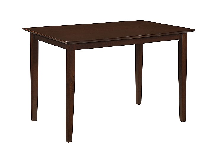 Masa living si bucatarie Bali, MDF Furniruit, structura lemn masiv, 4 persoane, 112x72x74 cm, nuc [4]