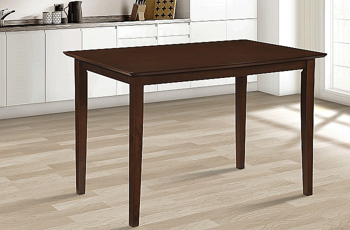 Masa living si bucatarie Bali, MDF Furniruit, structura lemn masiv, 4 persoane, 112x72x74 cm, nuc [3]