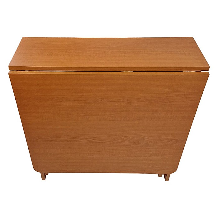 Masa plianta MD1, bucatarie si living, Pal Melaminat, colturi rotunjite, 6 persoane, 160x80x75 cm, wenge [3]