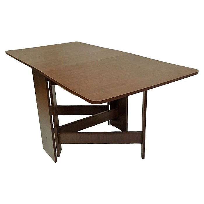 Masa plianta MD1, bucatarie si living, Pal Melaminat, colturi rotunjite, 6 persoane, 160x80x75 cm, cires [3]