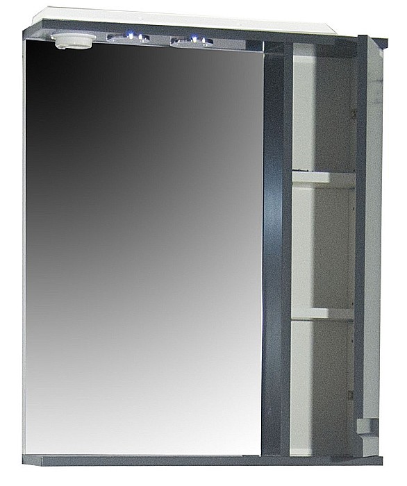 Oglinda baie GN7861 - 60 cm, antracit [2]