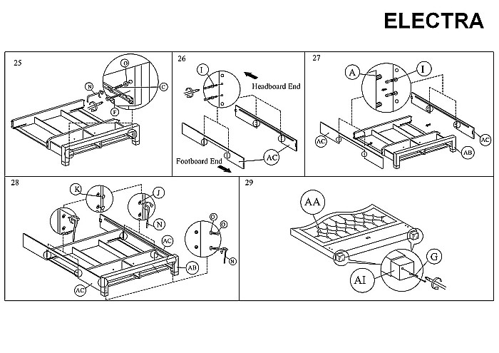 Pat SL Electra, cu sertare, tapiterie stofa, somiera inclusa, 160x200, gri [9]