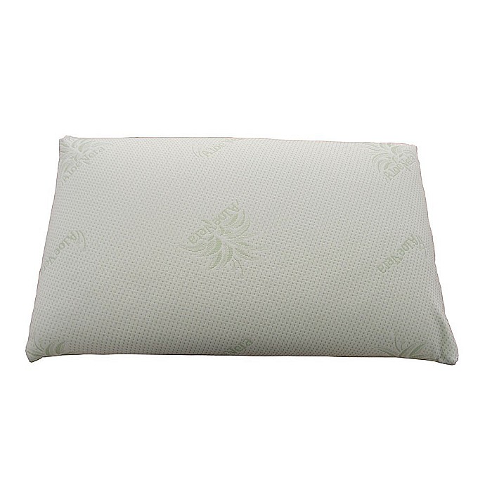 Perna Clasica Memory Aloe Vera, 42x72x12 cm, husa microfibra detasabila, lavabila la 40°C [2]