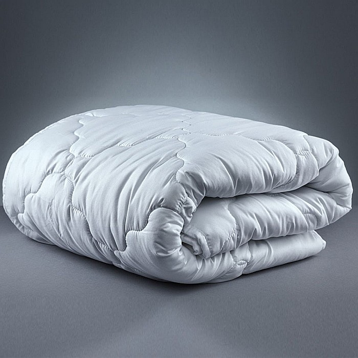 Pilota de iarna din bumbac, 180x200 cm, matlasata, umplutura bilute siliconizate, densitate 400 g/m², lavabila la 95°C, alb [1]