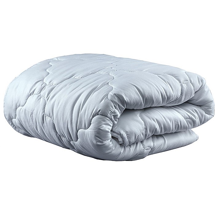 Pilota de iarna din bumbac, 200x220 cm, matlasata, umplutura bilute siliconizate, densitate 400 g/m², lavabila la 95°C, alb [3]