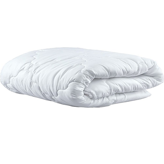 Pilota vara din bumbac, 200x220 cm, matlasata, umplutura bilute siliconizate, densitate 200 g/m², lavabila la 90°C, alb [1]