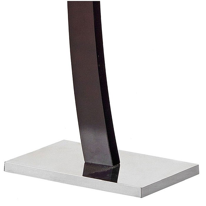 Portmantou suport haine HM WU13, lemn, baza metalica cromata, 117 cm, wenge [3]