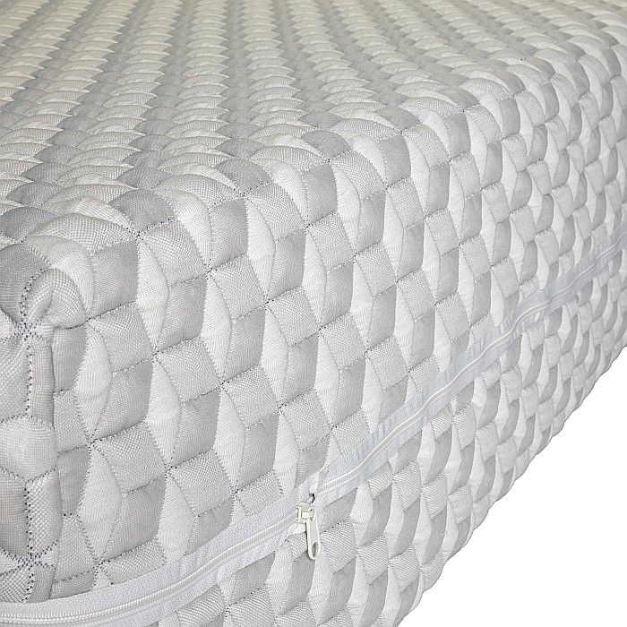 Saltea cu arcuri impachetate individual, Neptun Memory Pocket Comfort 160x200x30cm, 7 zone de confort, spuma poliuretanica HR, memory foam 4 cm, husa detasabila 3D, hipoalergenica, fermitate medie, Saltsib [13]