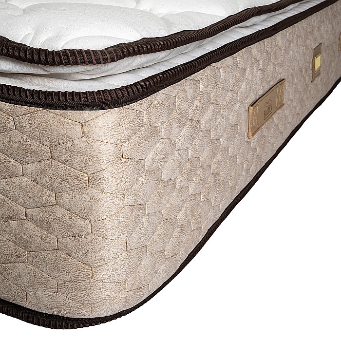 Saltea cu arcuri individuale, Pocket Memory Piemond cu topper, 160x200x32cm, fermitate medie spre soft, memory foam 2,5 cm, husa matlasata, sistem de aerisire perimetral, greutate maxima sustinuta 100 kg/utilizator, Saltex [5]