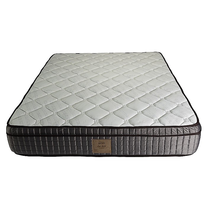 Saltea cu arcuri individuale, Pocket Memory Platinum, 140x200x30cm, fermitate mediu spre soft, memory foam 2,5 cm, husa matlasata, sistem de aerisire perimetral, greutate maxima sustinuta 100 kg/utilizator, Saltex [2]
