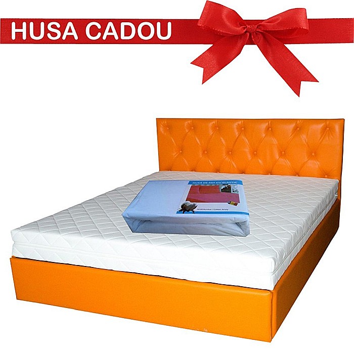 Saltea cu arcuri, Pluto Traditional Spring Comfort 140x190x20cm, plasa de arcuri tip Bonell, husa detasabila tricot, hipoalergenica, fermitate mediu spre tare, Saltsib [2]