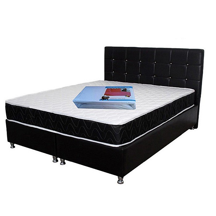 Saltea cu arcuri, Superortopedica Luna 140x190x20 cm, plasa de arcuri Bonell, sistem de aerisire perimetral, Saltsib [4]