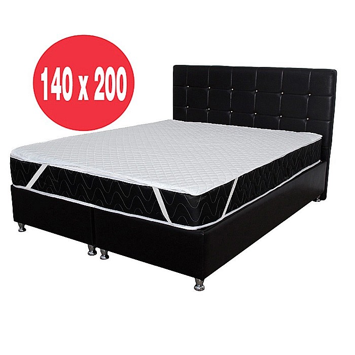 Saltea cu arcuri, Superortopedica Luna 140x200x20 cm, plasa de arcuri Bonell, sistem de aerisire perimetral, Saltsib plus husa hipoalergenica, lavabila la 95°C [4]