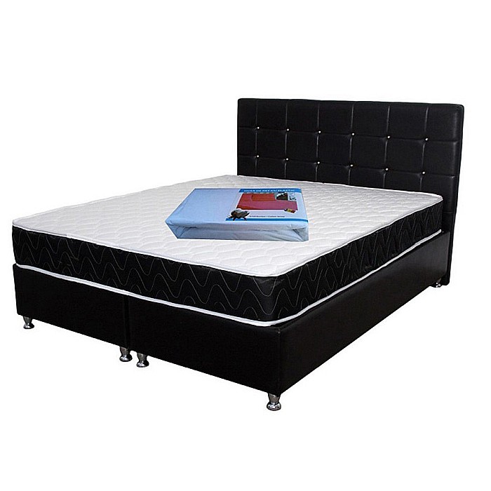 Saltea cu arcuri, Superortopedica Luna 140x200x20 cm, cu plasa de arcuri Bonell, sistem de aerisire perimetral, Saltsib [8]