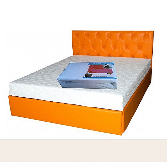 Saltea cu spuma, Mercur Comfort Flex Plus 140x190x20cm, fermitate mediu spre tare, hipoalergenica, husa detasabila, Saltsib [1]