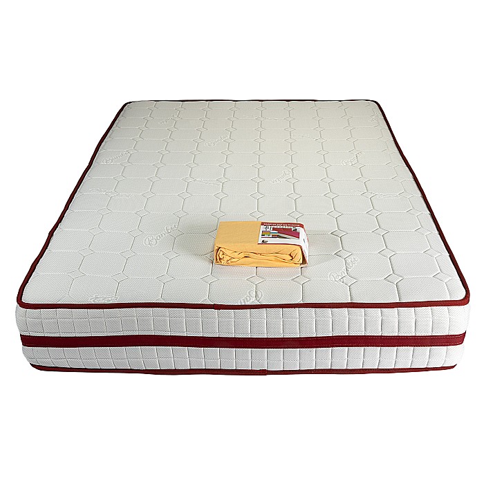 Saltea ortopedica cu arcuri, Roza Super Lux Ortopedic 160x190x25cm, fermitate mediu spre tare, plasa de arcuri Bonell, fara vara-iarna, banda de aerisire spaceair, greutate maxima sustinuta 100 kg/utilizator, Salt Confort [1]