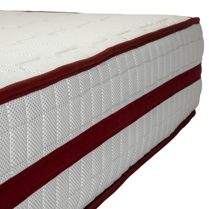 Saltea ortopedica cu arcuri, Roza Super Lux Ortopedic 90x200x25cm, fermitate mediu spre tare, plasa de arcuri Bonell, reversibila, banda de aerisire spaceair, greutate maxima sustinuta 100 kg/utilizator, Salt Confort [3]