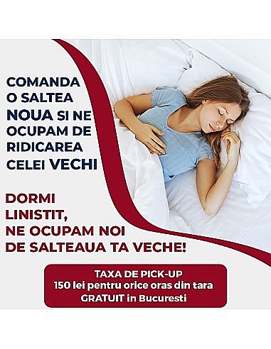 Saltea ortopedica cu arcuri, Super Ortopedica Sofia, 140x190x20cm, fermitate medie, plasa arcuri tip Bonell, fata vara-iarna, sistem aerisire cu butoni, Saltex [9]