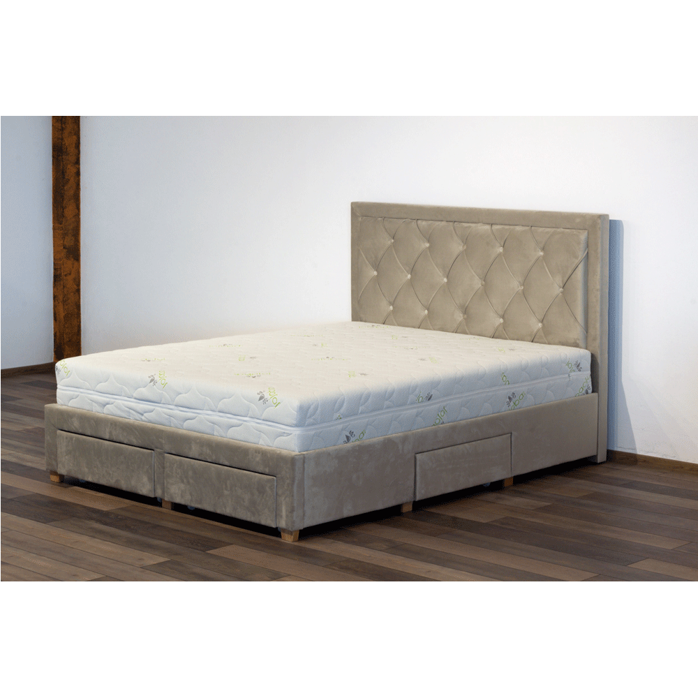 Saltea ortopedica Holiday Perfect Dream 140x200x25 cm, arcuri pocket, 7 zone confort, spuma memory, husa detasabila, fermitate medie, Saltsib [2]