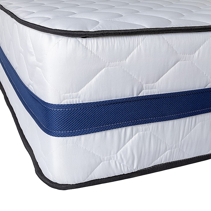Saltea ortopedica, Iris Super Lux Comfort, 140x190x26cm, fermitate tare, cu plasa de arcuri tip Bonell, sistem de aerisire banda Spaceair, Saltsib [6]