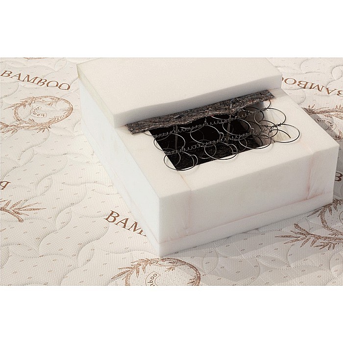 Saltea Superortopedica Optima Bamboo, cu plasa de arcuri, margine antilasare, sistem de aerisire 140x200x24 cm [13]