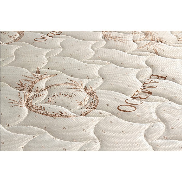 Saltea Superortopedica Optima Bamboo, cu plasa de arcuri, margine antilasare, sistem de aerisire 140x200x24 cm [10]