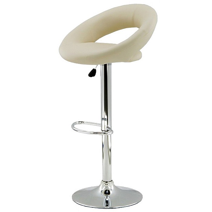 Scaun bar cu spatar ABS 151, rotativ, cadru cromat, inaltime reglabila, suport picioare, 100 kg [2]