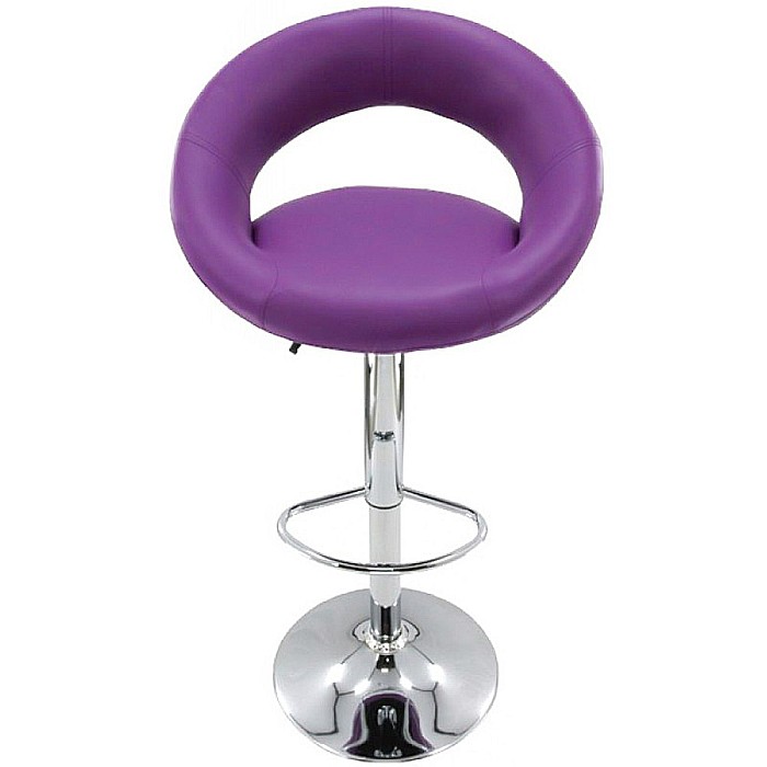 Scaun bar cu spatar ABS 151, rotativ, cadru cromat, inaltime reglabila, suport picioare, 100 kg [2]