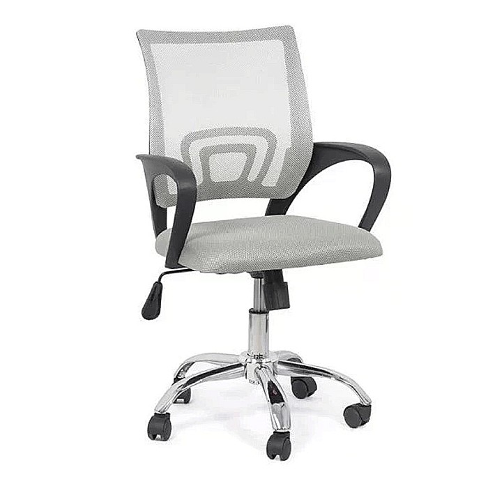 Scaun birou copii ergonomic OFF 619, mesh, baza cromata, inaltime reglabila, 80 kg [2]