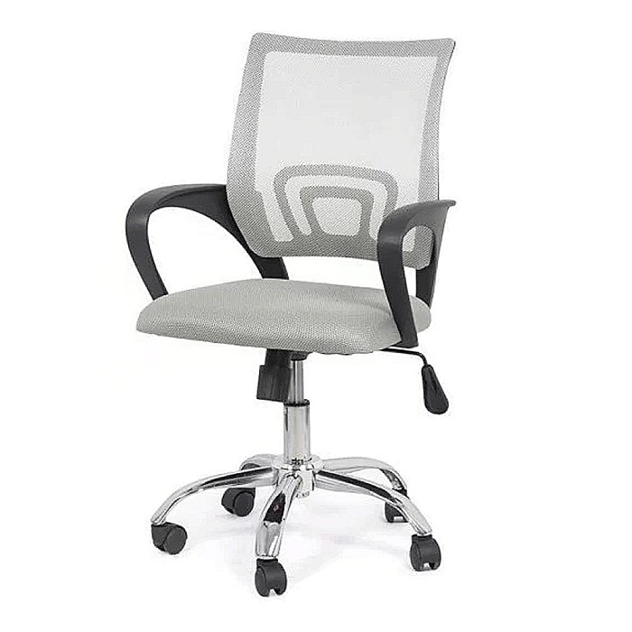 Scaun birou copii ergonomic OFF 619, mesh, baza cromata, inaltime reglabila, 80 kg [1]