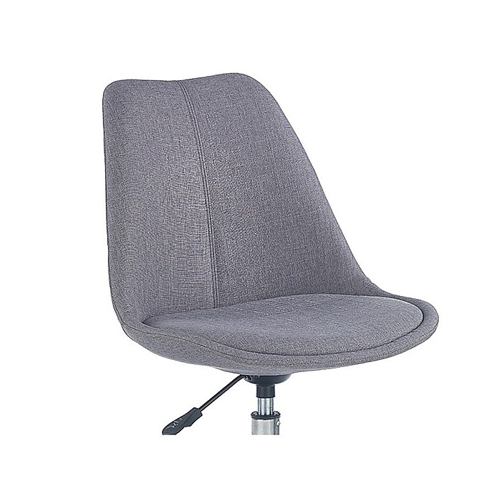 Scaun birou copii HM Coco 4, Ergonomic, Stofa, Cadru metalic, Inaltime ajustabila, Roti pivotante, 80 kg, Gri deschis [3]