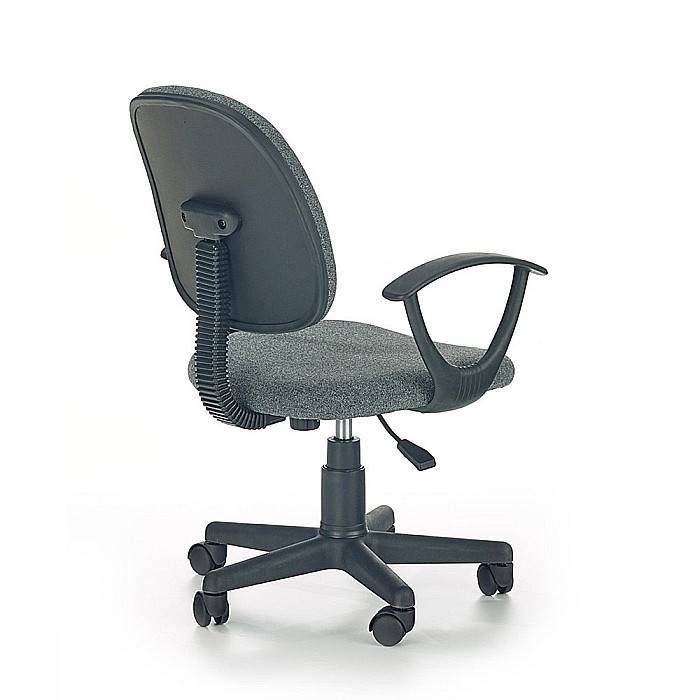 Scaun birou copii HM Darian Bis, Ergonomic, Cadru Polipropilena, Stofa, Inaltime ajustabila, 80 Kg, Gri [3]