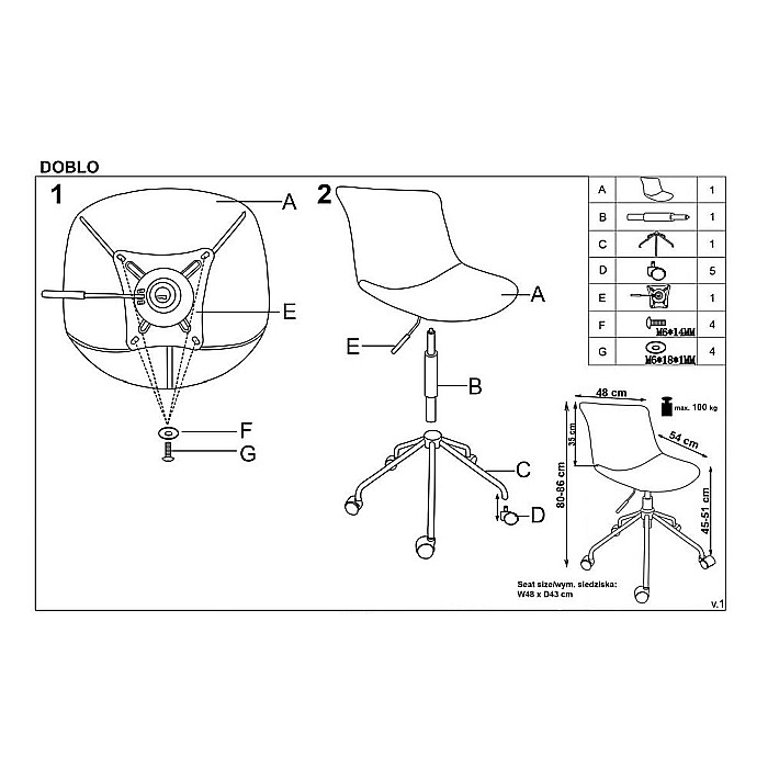 Scaun birou copii HM Doblo, ergonomic, roti pivotante, cadru cromat, stofa, inaltime ajustabila, 100 kg, gri [9]