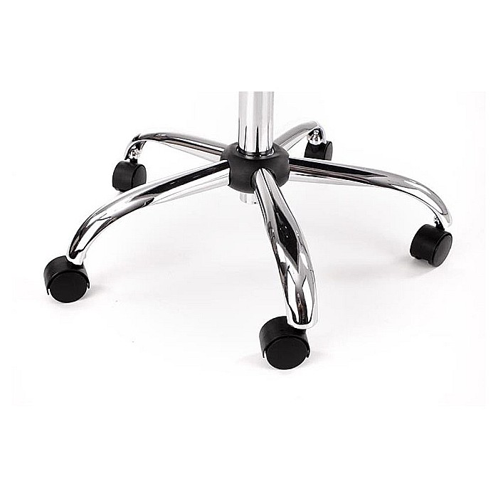 Scaun birou copii HM Rico, ergonomic, stofa tip catifea, cadru polipropilena, inaltime reglabila, 100 kg, roz [4]