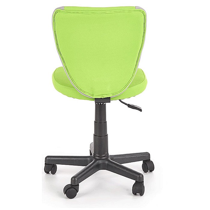 Scaun birou copii HM Toby, ergonomic, cadru polipropilena, rotativ, inaltime reglabila, 80 kg, gri/verde [3]