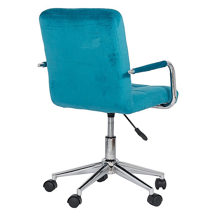 Scaun birou copii OFF 328V, ergonomic, catifea, inaltime reglabila, rotativ, 80 kg [2]