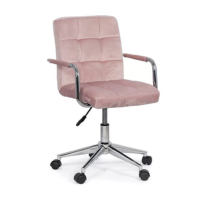 Scaun birou copii OFF 328V, ergonomic, catifea, inaltime reglabila, rotativ, 80 kg [1]