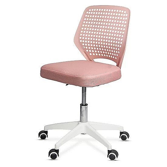 Scaun birou copii OFF329, stofa, baza polipropilena, inaltime reglabila, 80 kg [1]