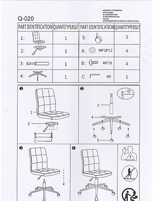 Scaun birou cu stofa tip catifea SL Q020, inaltime reglabila, cadru cromat, rotatie 360°, roti pivotante, 90 kg, Gri [3]