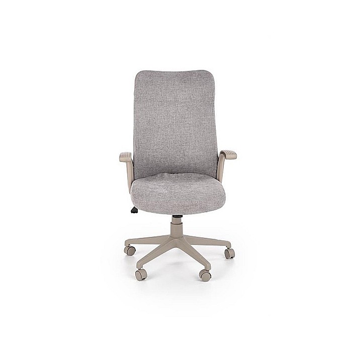 Scaun birou ergonomic HM Arctic, stofa, mecanism de balans, cadru polipropilena, rotatie 360°, 100 kg, gri [2]