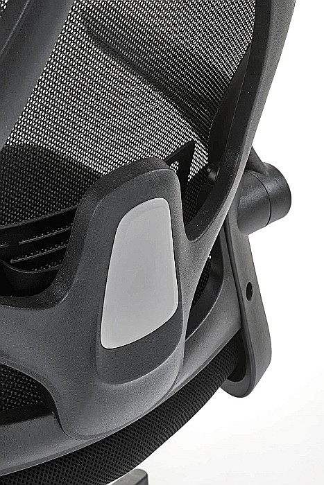 Scaun birou ergonomic HM Negro, mesh, mecanism balans, suport lombar, tetiera ajustabila,100 kg, negru [9]
