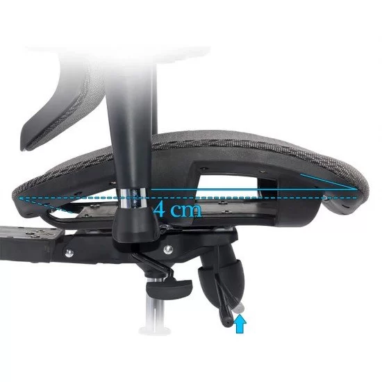 Scaun birou ergonomic multifunctional SYYT 9500, mesh, sezut reglabil, brate ajustabile, 120 kg [7]