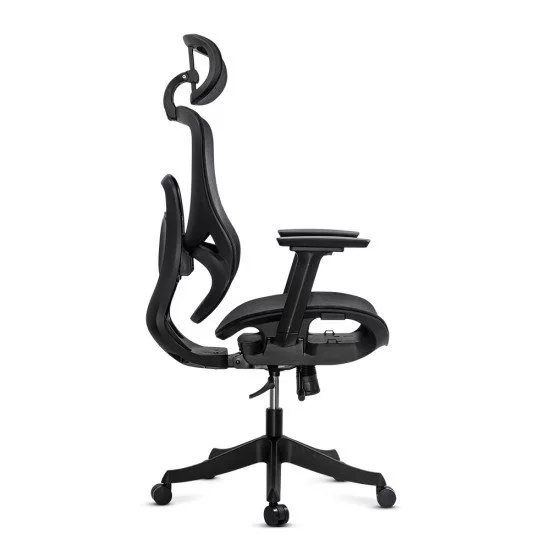 Scaun birou ergonomic multifunctional SYYT 9518, mesh, sezut culisabil, mecanism a-sincron,120 kg, negru [4]