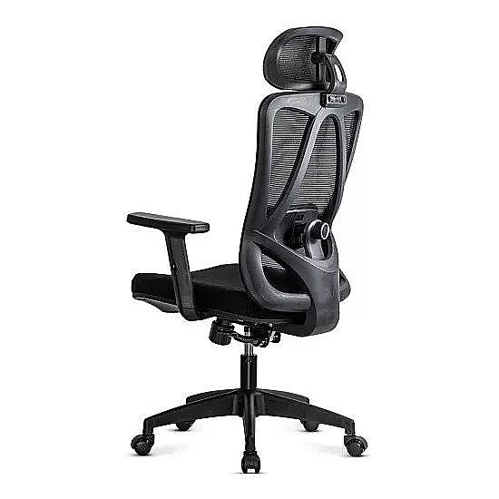 Scaun birou ergonomic OFF987, mesh, mecanism a-sincron, cotiere reglabile, 110 kg, negru [4]