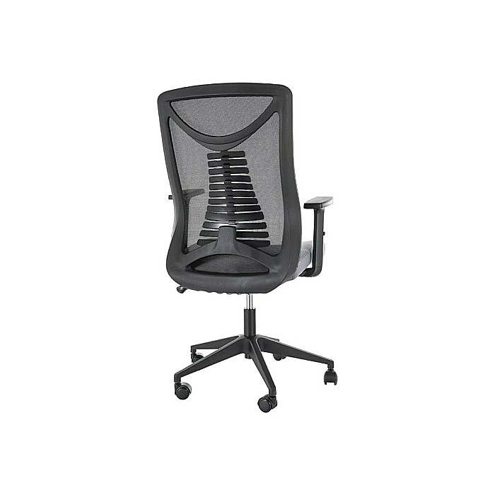 Scaun birou ergonomic SL Q330R, mesh, respirabil, cotiere reglabile, mecanism inclinare, 110 kg, negru [3]
