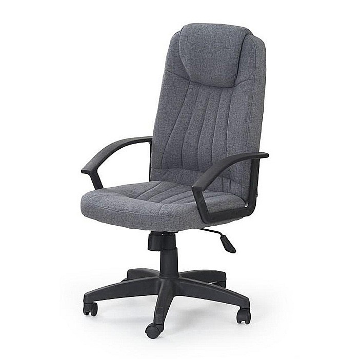 Scaun birou HM Rino, Ergonomic, Stofa, Inaltime reglabila, Mecanism balansare, 100 kg, 122x61x40 cm, Gri [2]