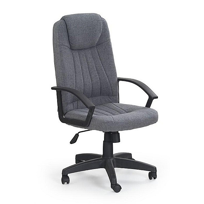 Scaun birou HM Rino, Ergonomic, Stofa, Inaltime reglabila, Mecanism balansare, 100 kg, 122x61x40 cm, Gri [5]