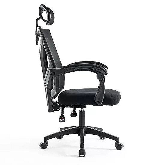 Scaun birou mesh OFF434, ergonomic, rabatabil, cu tetiera, respirabil,100 kg [2]